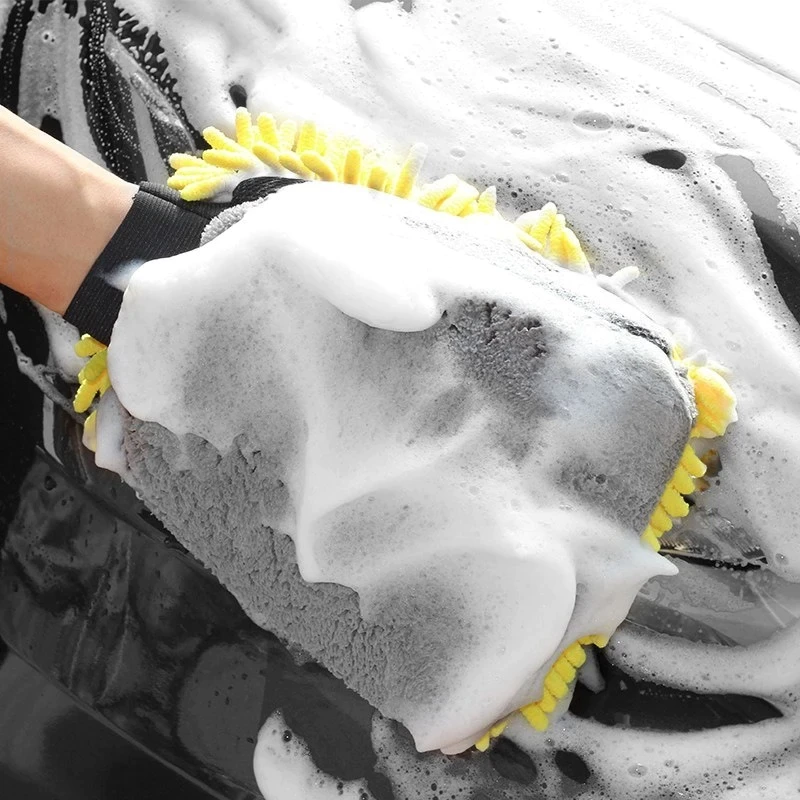 Waterproof Car Wash Microfiber Chenille Gloves Thick Car Cleaning Mitt Wax Detailing Brush Auto Care Cleaning.jpg Q90.jpg (1)